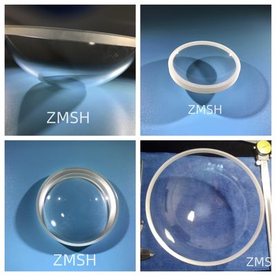 Dome Sapphire Optical Windows Kháng hóa học Độ dẫn nhiệt cao Độ dày 1mm 2mm