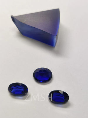 Blue Sapphire Row Gem Fe Ti Doped Kashmir Đại dương Azure Gem Crystal Perfumery
