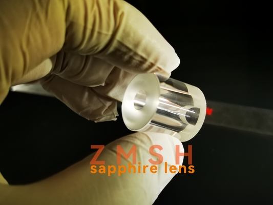 Ống kính Sapphire Al2O3 đơn tinh thể được đánh bóng trong suốt