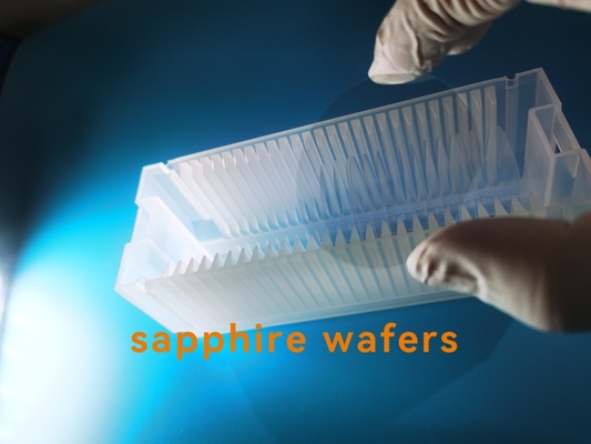Mặt phẳng 500um Sapphire Wafers Substrate C để tăng trưởng vùng biểu bì