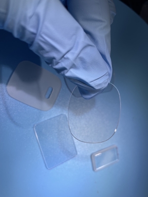 Tùy chỉnh Laser Cut Sapphire Crystal Glass Cửa sổ bảo vệ quang học Sapphire