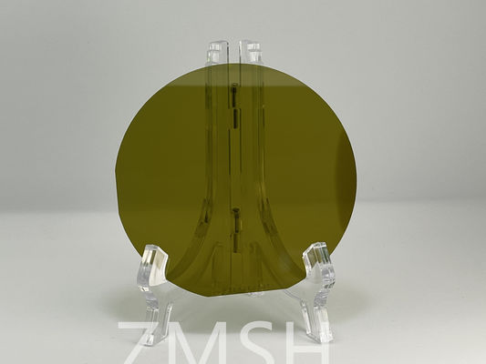 Semi Insulating 3 Inch Silicon Carbide Wafer 4H CVD định hướng 4.0°±0.5°