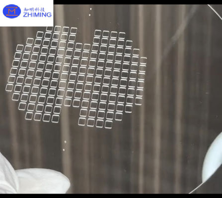 Thông qua đường kính (TGV) cho JGS1 JGS2 thủy tinh corning sapphire cho Sensor Manufacturing and Packaging