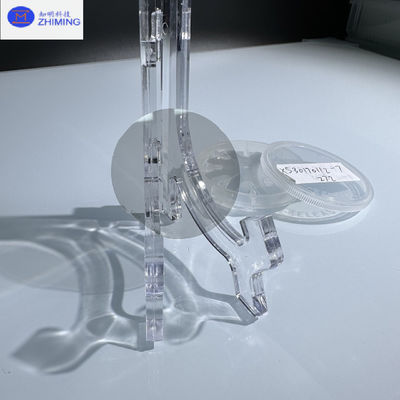 Silicon Carbide Wafer Kích thước tùy chỉnh Semi cách nhiệt SiC Wafers Gần như không màu Mở mờ Kháng áp cao