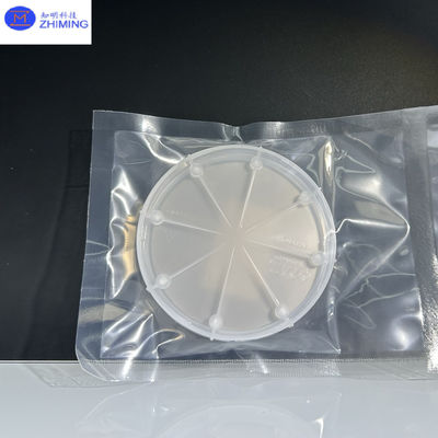 Silicon Carbide Wafer Kích thước tùy chỉnh Semi cách nhiệt SiC Wafers Gần như không màu Mở mờ Kháng áp cao