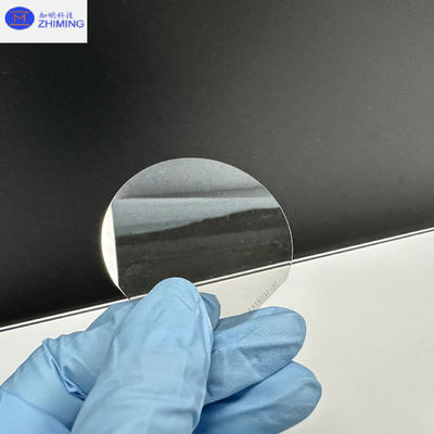 Silicon Carbide Wafer Kích thước tùy chỉnh Semi cách nhiệt SiC Wafers Gần như không màu Mở mờ Kháng áp cao