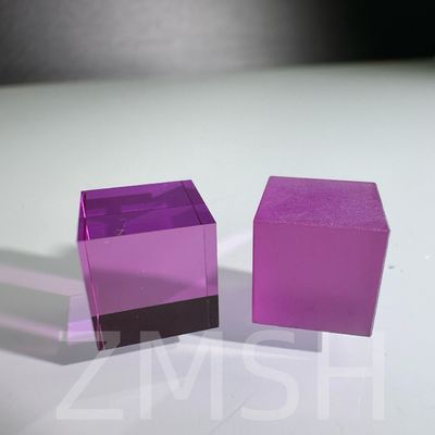 Nông nghiệp nhân tạo Màu sắc doped Sapphire AL2O3 Phương pháp CZ tùy chỉnh Ruby Blue Padparadscha