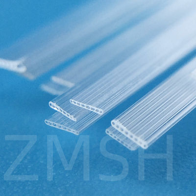 Optical Fused Quartz Tube SiO2 Crystal Glass tùy chỉnh minh bạch cả hai đầu mở một đầu đóng