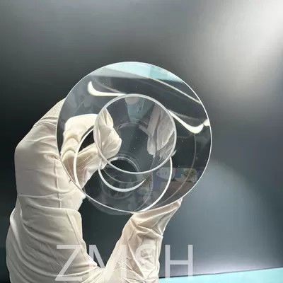 ống sapphire OD50mm ID25.4mm chiều dài 100mm AL2O3 C-Axis KY Phương pháp Mohs 9.0 tùy chỉnh