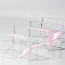 Sapphire Optical Windows AL2O3 Vòng hình chữ nhật đánh bóng AR Lớp phủ tùy chỉnh