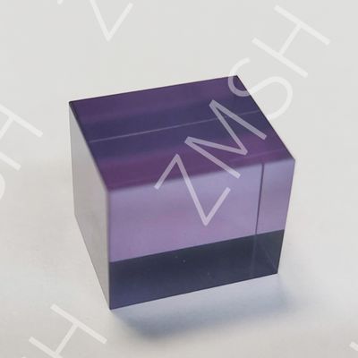 Nông nghiệp nhân tạo màu doped Sapphire AL2O3 Phương pháp tùy chỉnh CZ màu tím