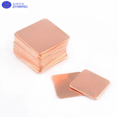Đơn tinh thể Cu nền đồng 5x5x0.5/lmm 10x10x0.5/1mm 20x20x0.5/1mm a=3.607A