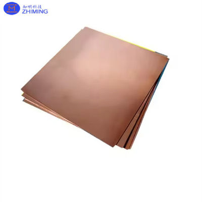 Đồng Substrate đồng Cubic Cu Wafer / Substrate 100 110 111 Orientaiton SSP DSP Độ tinh khiết 99,99%