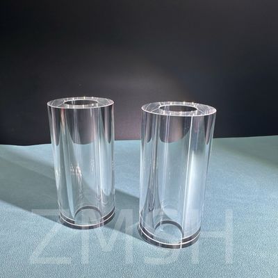 ống saphir trong suốt AL2O3 độ cứng cao KY EFG đánh bóng Lon nguồn tùy chỉnh