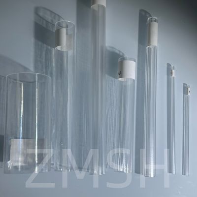 ống saphir trong suốt AL2O3 độ cứng cao KY EFG đánh bóng Lon nguồn tùy chỉnh