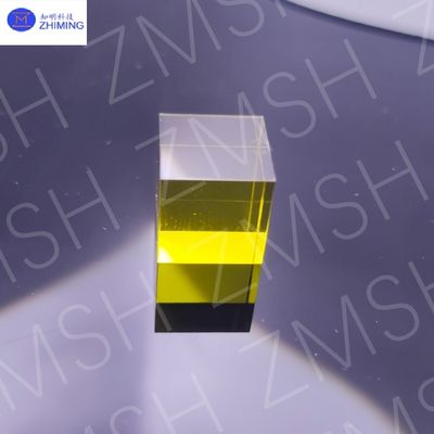 Lemon Yellow Sapphire Gemstone Synthetic Lemon Yellow Raw Material For Jewelry Making Độ cứng Mohs là 9