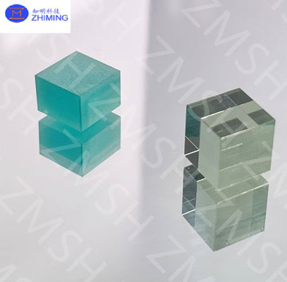 Đá quý thô màu xanh ô liu sapphire tổng hợp 99,999% Al2O3 độ cứng Mohs 9.0