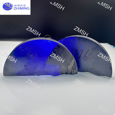 Moissanite đá quý thô màu xanh hoàng gia tổng hợp SiC đơn tinh thể Mohs Độ cứng 9,25 Vật liệu thô cho đồ trang sức