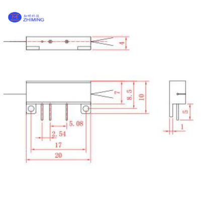Lithium Niobate (LiNbO3) Y-Waveguide Modulator / Low Vπ 3.5V / High PER 25dB / Tương thích với FOG, FOCT, Truyền thông lượng tử