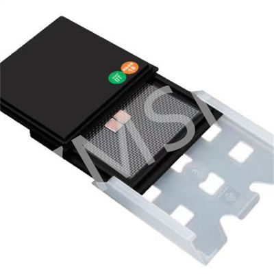 4inch 6inch 8inch Polypropylene Multi wafer Box Silicon Carrier Container Box Màu tối