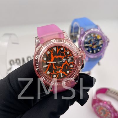 Phòng thí nghiệm phát triển Sakura Pink Sapphire Watch Case sang trọng chống trầy xước