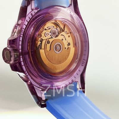 Phòng thí nghiệm phát triển màu xám-Violet Sapphire Watch Case tùy chỉnh sang trọng chống trầy xước