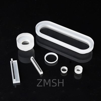 Cửa sổ kính thạch anh gia công CNC Tấm silica nóng chảy không đều cho hệ thống quang học và laser
