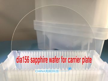 Al2O3 6Inch Sapphire Wafer DSP với Notch Độ dày tùy chỉnh Cửa sổ sapphire có độ chính xác cao