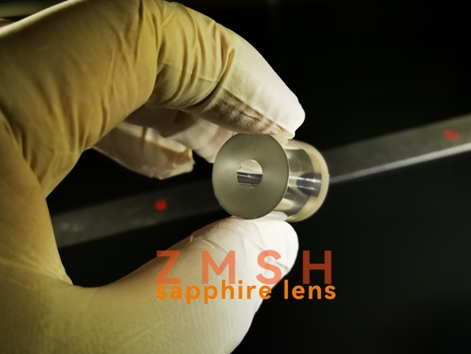 Ống kính Sapphire Al2O3 đơn tinh thể được đánh bóng trong suốt