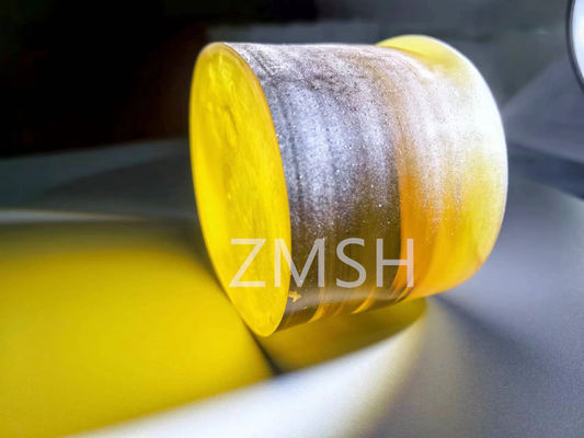 Giá tốt Vàng nhân tạo sapphire đá quý thô thang độ cứng Mohs 9 tinh thể cho đồ trang sức trực tuyến