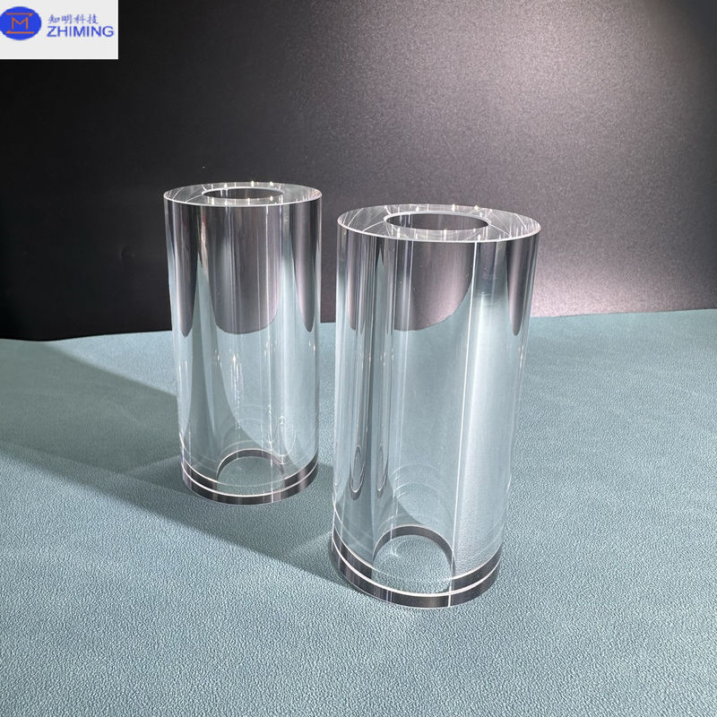 Phương pháp KY ống sapphire trong suốt được đánh bóng KY Phương pháp tùy chỉnh kích thước Độ cứng cao Kháng mòn cao