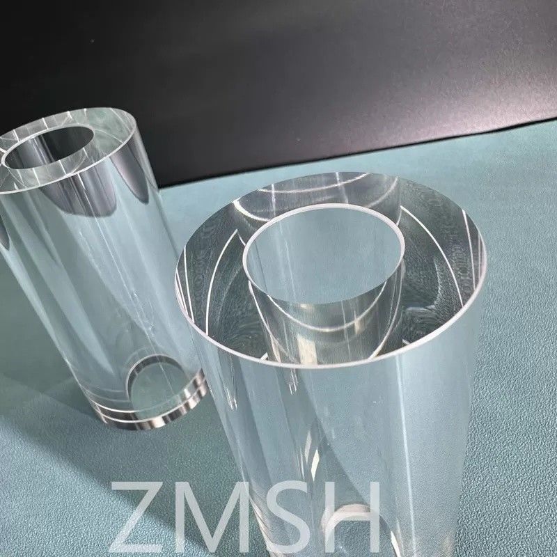 ống sapphire OD50mm ID25.4mm chiều dài 100mm AL2O3 C-Axis KY Phương pháp Mohs 9.0 tùy chỉnh