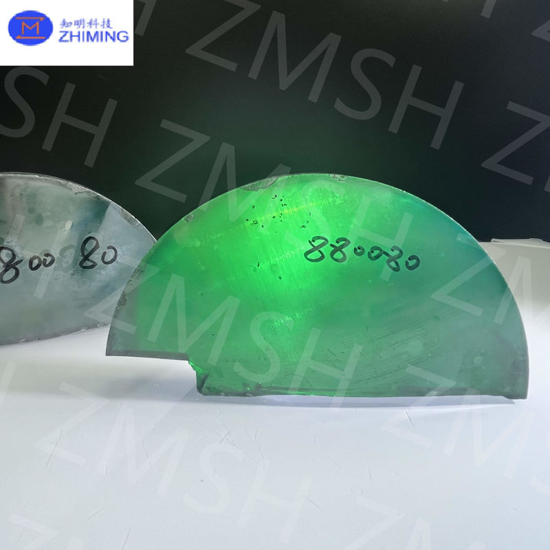Màu xanh lục ngọc lam Moissanite SiC Đơn tinh thể độ cứng Mohs 9,25 Moissanite nguyên liệu thô cho đồ trang sức