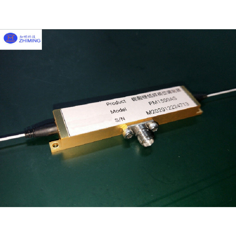 1000nm Phase Modulator Vπ thấp, dung nạp công suất cao, thiết kế phân cực đơn cho cảm biến sợi & truyền thông quang học