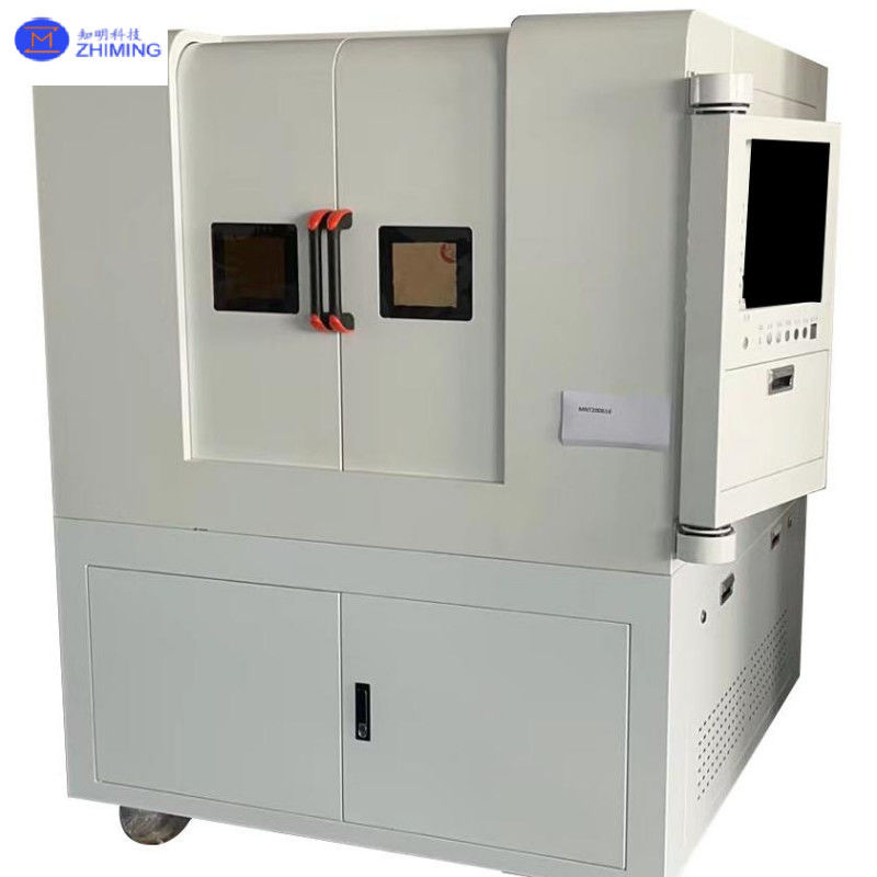 Máy đánh dấu cầu vồng laser siêu nhanh Dải nhiễu kim loại với hiệu ứng cầu vồng chuyển hướng góc động