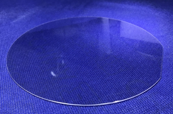 Giá tốt Hình tròn trong suốt Sapphire Quang học Cửa sổ thạch anh Thạch anh Ống kính Sapphire tùy chỉnh có lỗ trực tuyến