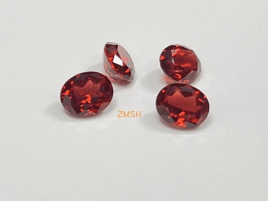 Giá tốt Red Cut Đá quý tổng hợp Hình chữ nhật / Hình bầu dục Chất liệu Corundum Sapphire xanh trực tuyến