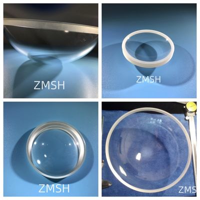 Giá tốt Dome Sapphire Optical Windows Kháng hóa học Độ dẫn nhiệt cao Độ dày 1mm 2mm trực tuyến