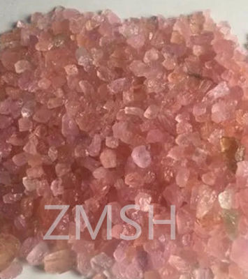 Màu hồng đào Đá ngọc thô tổng hợp với độ cứng Mohs 9 Tùy chỉnh cho đồ trang sức