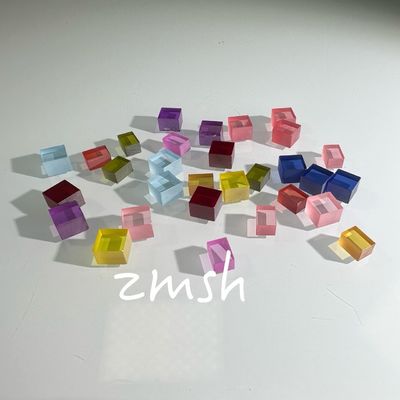 Nông nghiệp nhân tạo Màu sắc doped Sapphire AL2O3 Phương pháp CZ tùy chỉnh Ruby Blue Padparadscha