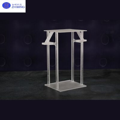 Vật liệu vận chuyển thạch anh cho xử lý tấm bán dẫn Các bộ phận bằng thủy tinh thạch anh siêu tinh khiết Nhiệt độ cao