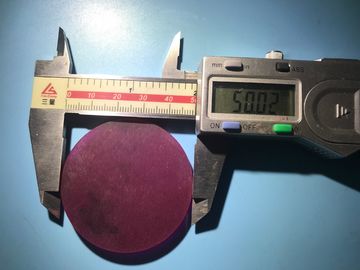 Giá tốt 50X2,5mmt Laser Sapphire Crystal Cr3 + Pha tạp Ruby Cr Al2O3 Chất nền tinh thể Ruby wafer trực tuyến