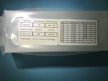 Giá tốt 2 inch DSP SSP Gallium Nitride wafer Một trục Sapphire tạo nền cho mẫu Epitax trực tuyến