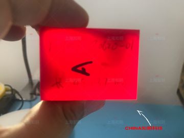 Giá tốt Sapphire màu đỏ pha tạp Sapphire pha tạp Sapphire pha lê đơn cho thiết bị laser trực tuyến