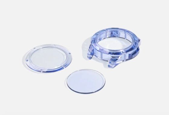 Giá tốt Màu hồng màu xanh lam sapphire tinh thể đồng hồ thay thế kính tùy chỉnh kích thước trực tuyến