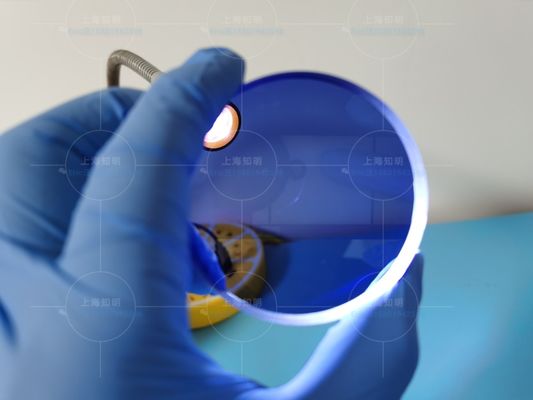 Giá tốt Khối Ruby Sapphire Tổng hợp Ống kính Sapphire màu Đường kính 1 - 120mm trực tuyến