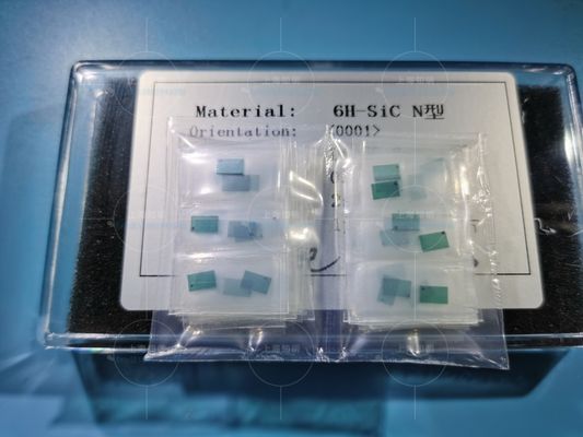 Giá tốt Tinh thể đơn 5 * 5mm 6H-N Silicon Carbide Wafer được đánh bóng trực tuyến