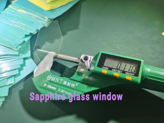Giá tốt Đa giác 100um Độ dày Sapphire Cửa sổ quang học Chống hóa chất trực tuyến