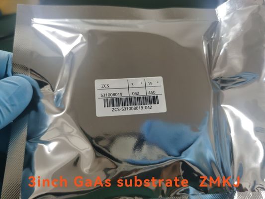 Giá tốt Chất nền bán dẫn 4 inch N Loại 15 ° Si pha tạp chất GaAs Wafer SSP trực tuyến