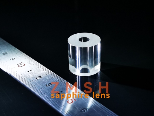 Ống kính Sapphire Al2O3 đơn tinh thể được đánh bóng trong suốt